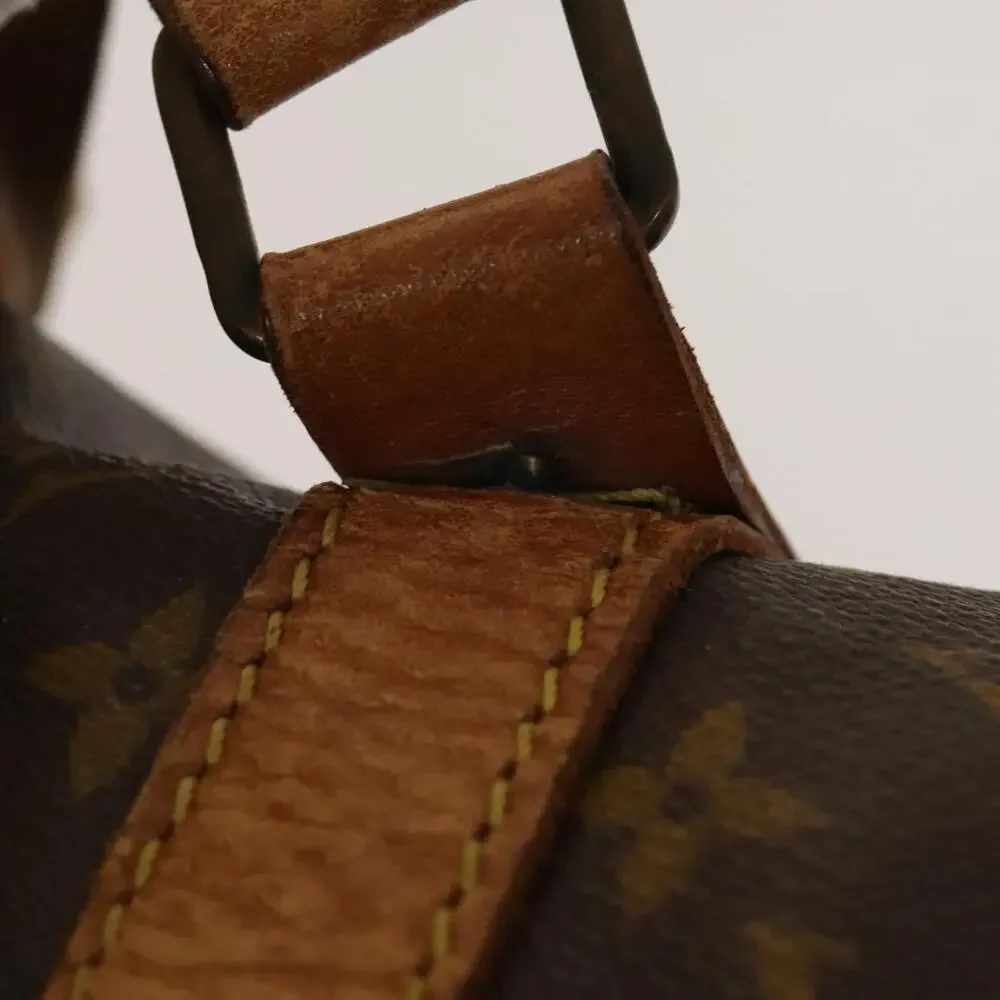 LOUIS VUITTON Monogram Sac Spool 45 Boston Bag M41624